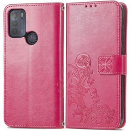 Mobigear Clover Housse Motorola Moto G50 Etui Porte-Monnaie - Rose