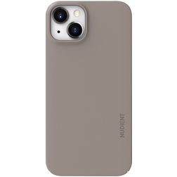 Nudient Thin Precise Coque iPhone 13 Coque arrière Rigide - Clay Beige