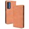 Mobigear Sensation Housse Motorola Edge (2021) Etui Porte-Monnaie - Cognac