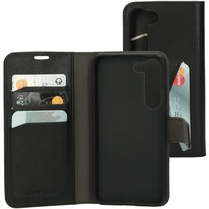 Mobiparts Classic Wallet Housse Samsung Galaxy S23 Etui Porte-Monnaie - Noir