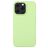 Mobigear Rubber Touch Coque iPhone 14 Plus Coque arrière en Silicone - Citron vert