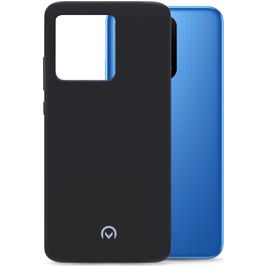 Mobilize Rubber Gelly Coque Xiaomi Redmi 10A Coque arrière en TPU Souple - Matt Black