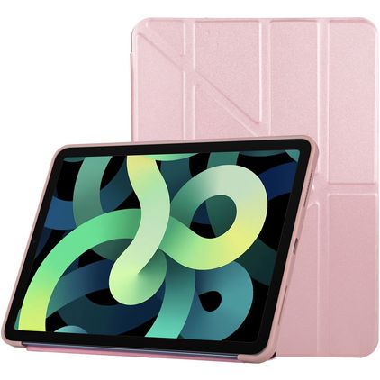 Mobigear Origami Coque iPad Air 4 (2020) Etui - Rose doré