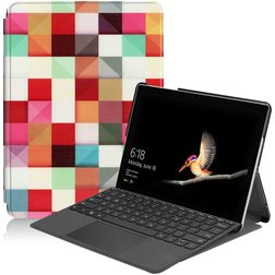 Mobigear Design Coque Microsoft Surface Go 2 Etui - Mosaïque