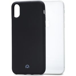 Mobilize Gelly Coque iPhone XR Coque arrière en TPU Souple - Matt Black