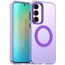 Mobigear Shockproof Coque Samsung Galaxy S25 FE MagSafe Coque arrière Rigide - Violet