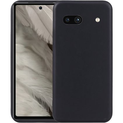 Mobigear Colors Coque Google Pixel 7a Coque arrière en TPU Souple - Noir