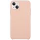 Mobigear Rubber Touch Coque iPhone 15 Plus Coque arrière en Silicone - Rose pastel
