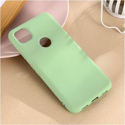 Mobigear Rubber Touch Coque Google Pixel 4a Coque arrière en Silicone - Vert