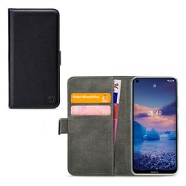 Mobilize Classic Gelly Wallet Housse Nokia 5.4 Etui Porte-Monnaie - Noir