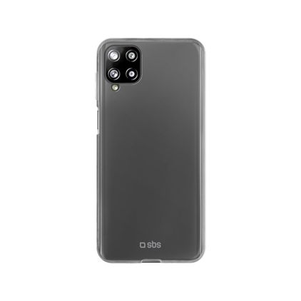 SBS Skinny Coque Transparente Samsung Galaxy A12 Coque arrière en TPU Souple - Transparent