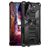 Mobigear Armor Stand Samsung Galaxy S22 Ultra Plastique rigide Coque arrière Antichoc avec béquille - Noir