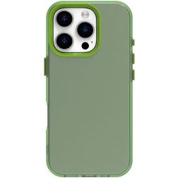 Mobigear Crystal Coque iPhone 16 Pro Coque arrière Rigide - Vert