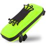 Mobigear Zipper Bag Support Vélo Cadre de vélo Pince Universel - 6.5 Pouces - Jaune