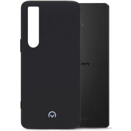 Mobilize Rubber Gelly Coque Sony Xperia 1 IV Coque arrière en TPU Souple - Matt Black