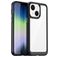 Mobigear Crystal Coque iPhone 14 Plus Coque arrière Rigide - Transparent / Noir
