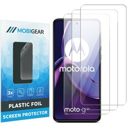 Mobigear Motorola Moto G84 Protection d'écran Film - Compatible coque (Lot de 3)