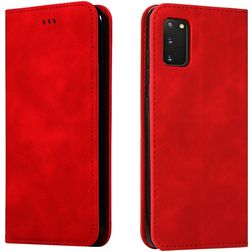 Mobigear Retro Slim Samsung Galaxy S20 Étui Portefeuille - Rouge