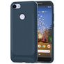 Mobigear Racing Coque Motorola Moto E6 Play Coque arrière en TPU Souple - Bleu