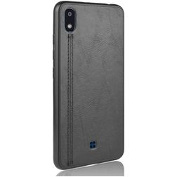 Mobigear Stitch Coque LG K20 (2019) Coque arrière - Noir