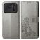 Mobigear Clover Housse Xiaomi Mi 11 Ultra Etui Porte-Monnaie - Gris