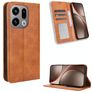 Mobigear Sensation Housse OPPO Find X9 Etui Porte-Monnaie - Marron