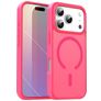 Mobigear Shockproof Coque iPhone 17 Pro MagSafe Coque arrière Rigide - Rose Red