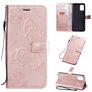 Mobigear Butterfly Housse Samsung Galaxy A71 Etui Porte-Monnaie - Rose doré
