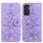 Mobigear Clover Housse Samsung Galaxy M55 Etui Porte-Monnaie - Violet
