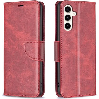 Mobigear Excellent Housse Samsung Galaxy S24 FE Etui Porte-Monnaie - Rouge