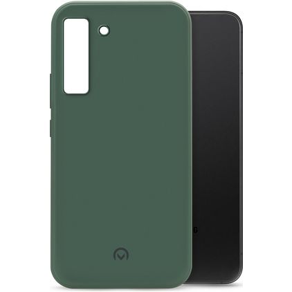 Mobilize Rubber Gelly Coque Samsung Galaxy S22 Plus Coque arrière en TPU Souple - Matt Green