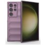 Mobigear Bumpy Coque Samsung Galaxy S24 Ultra Coque arrière en TPU Souple - Violet