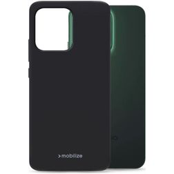 Mobilize Rubber Gelly Coque OPPO Reno 14 Coque arrière en TPU Souple - Noir