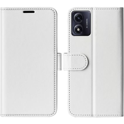 Mobigear Wallet Motorola Moto E13 Étui Portefeuille - Blanc