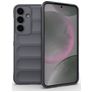 Mobigear Bumpy Coque Samsung Galaxy S25 Plus Coque arrière en TPU Souple - Gris