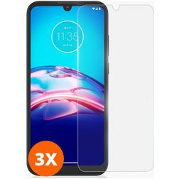 Mobigear Motorola Moto E6s (2020) Verre trempé Protection d'écran - Compatible Coque (Lot de 3)
