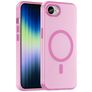 Mobigear Shockproof Coque iPhone 16e MagSafe Coque arrière Rigide - Rose