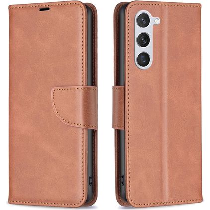 Mobigear Excellent Housse Samsung Galaxy S25 Etui Porte-Monnaie - Marron