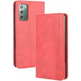 Mobigear Sensation Housse Samsung Galaxy S20 FE Etui Porte-Monnaie - Rouge