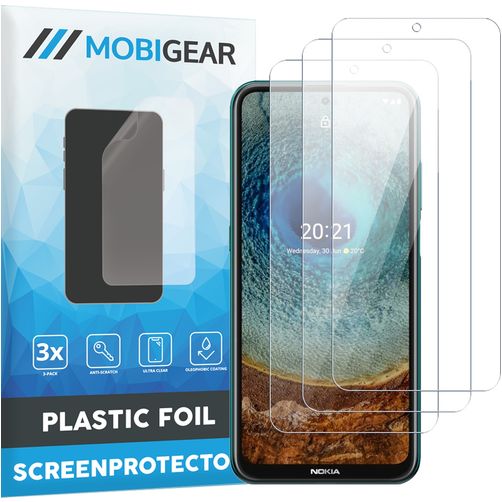 Mobigear Nokia X10 Protection d'écran Film - Compatible coque (Lot de 3)