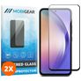 Mobigear Premium Samsung Galaxy A54 Verre trempé Protection d'écran - Compatible Coque - Noir (Lot de 2)