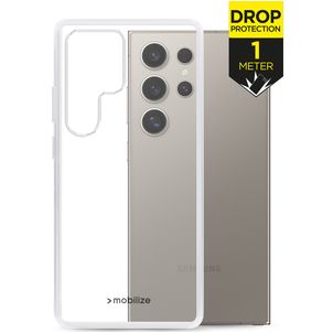 Mobilize Naked Protection Coque Transparente Samsung Galaxy S24 Ultra Coque arrière Rigide Anti-Chocs - Transparent