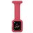 Mobigear Clip Case Bracelet Infirmière pour Apple Watch Épingle - 46/45/44 mm - Rouge