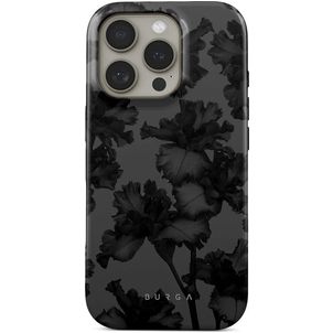 Burga Tough Coque iPhone 16 Pro Coque arrière Rigide Anti-Chocs - Noir