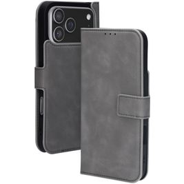 Mobiparts Classic Wallet Housse iPhone 17 Pro Max MagSafe Etui - Granite Grey