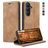 CaseMe 013 Samsung Galaxy S26 Étui Portefeuille - Marron