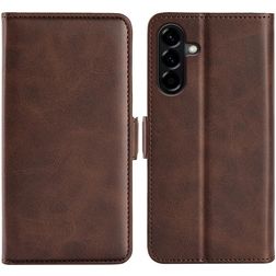 Mobigear Slim Magnet Housse Samsung Galaxy A57 Etui Porte-Monnaie - Marron