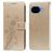 Mobigear Flowers Housse Google Pixel 10a Etui Porte-Monnaie - Or