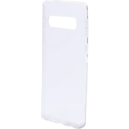 Mobiparts Classic Coque Transparente Samsung Galaxy S10 Coque arrière en TPU Souple - Transparent