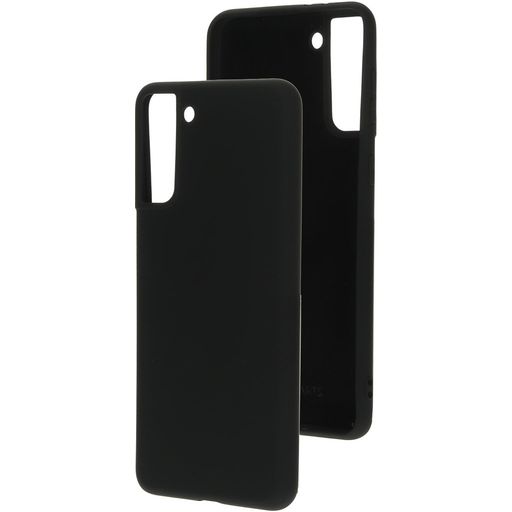 Mobiparts Coque Samsung Galaxy S21 Plus Coque arrière en Silicone - Noir